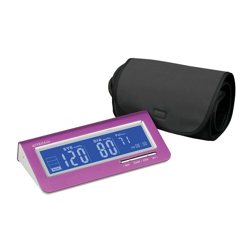 Veridian 01-513PK Metallic Style Arm Blood Pressure Monitor