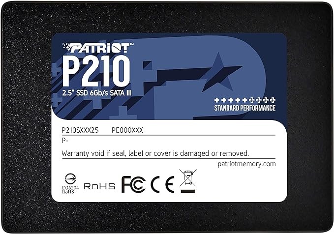 Patriot P220 128GB Internal SSD - SATA 3 2.5" - Solid State Drive - P220S128G25 - HIGH PERFORMANCE