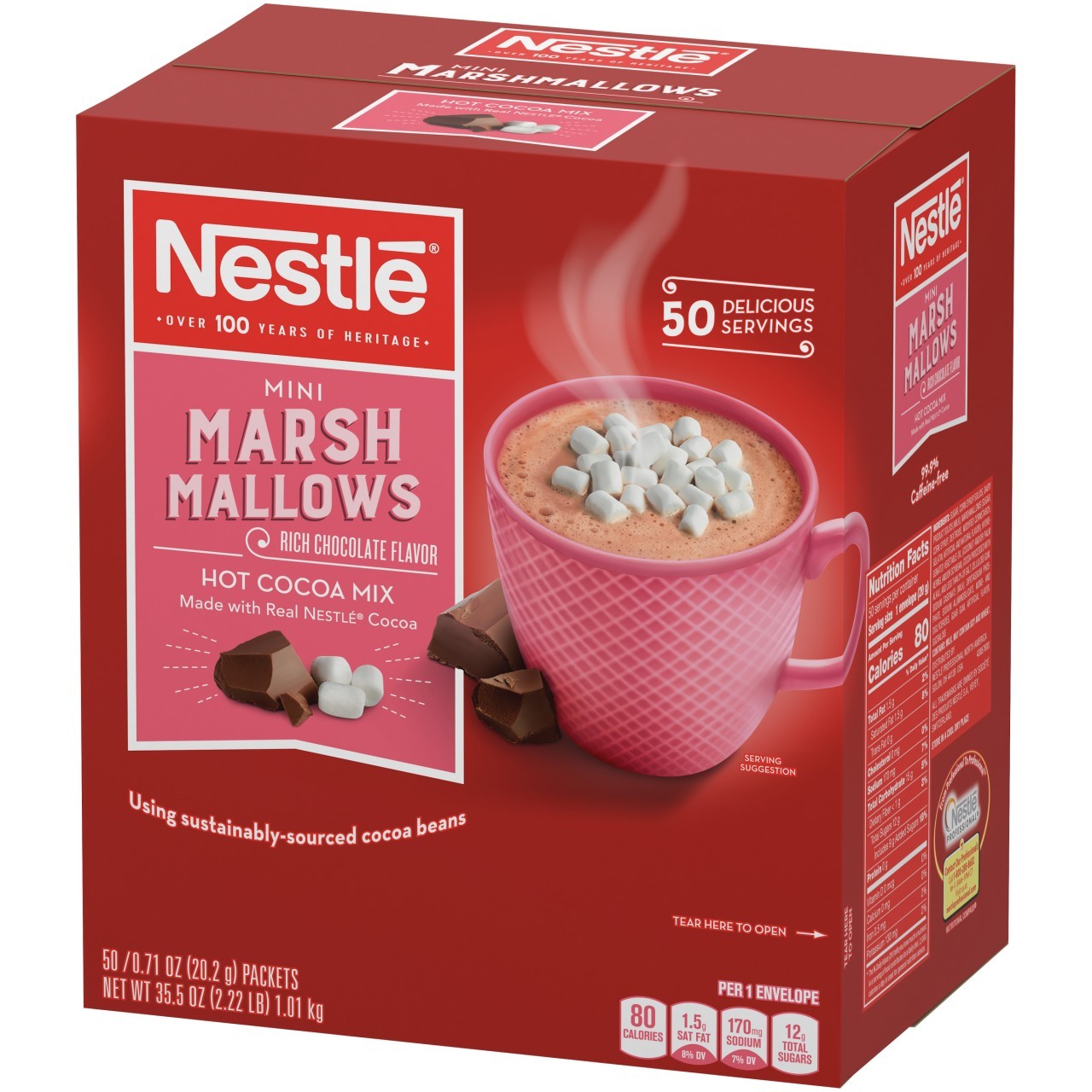 NESTLE RICH MILK CHOC MARSHMALLOW 50x20g