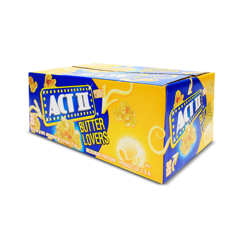 Act II Butter Lover Popcorn 32 Units / 3 oz / 85 g