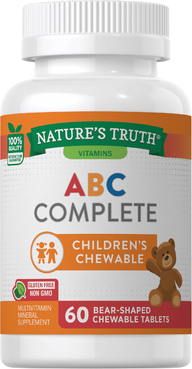 Nature's Truth ABC Complete Children’s Chewable Multivitamin, 60 Count