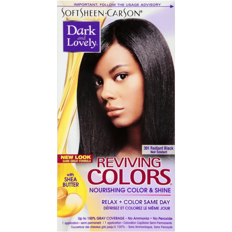 Softsheen Carson Dark and Lovely Reviving Colors, Radiant Black #391