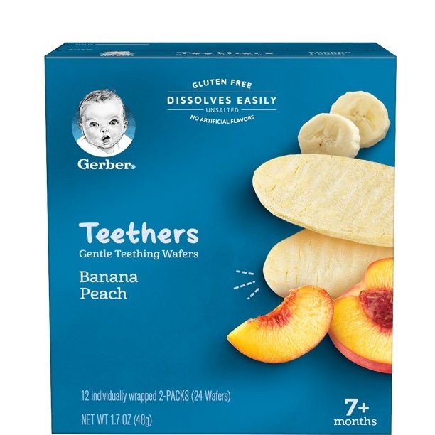 GERBER TEETHERS S/BERRY APPLE SPIN 48g