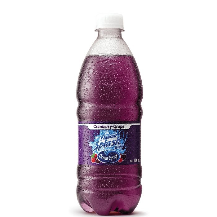 OCEAN SPRAY FLAV SPLASH CRAN GRAPE 600ml