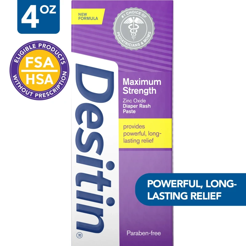 Desitin Maximum Strength Diaper Rash Paste, 4oz