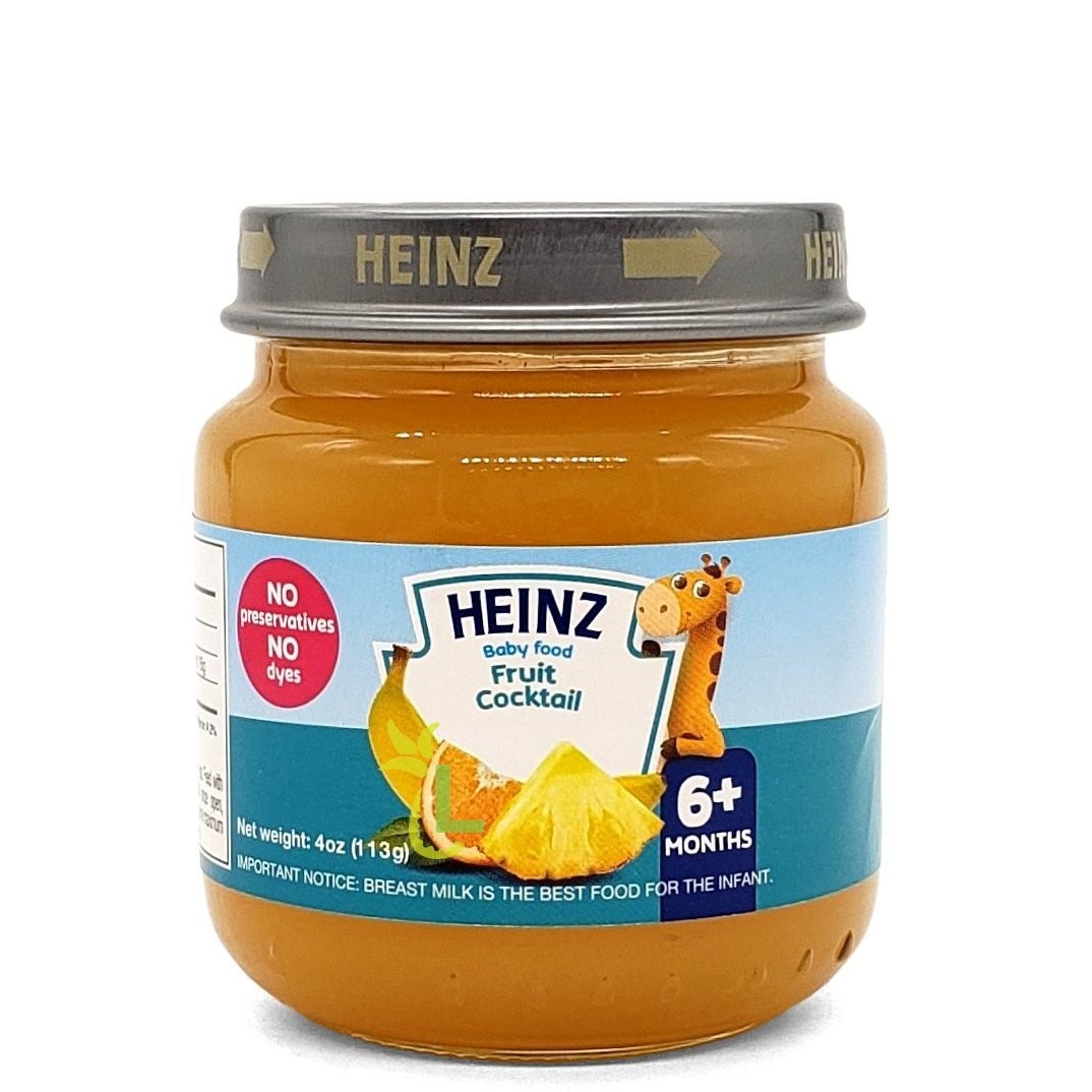 HEINZ STRAINED FRUITS COCKTAIL 113g