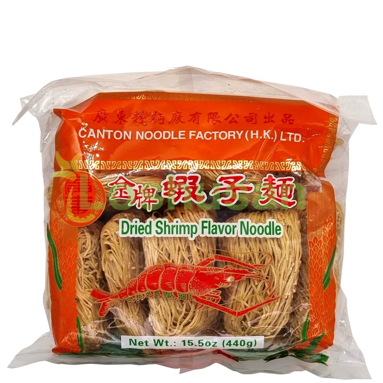 CANTON FCTRY SHRIMP FLAVORED NOODLE 440g