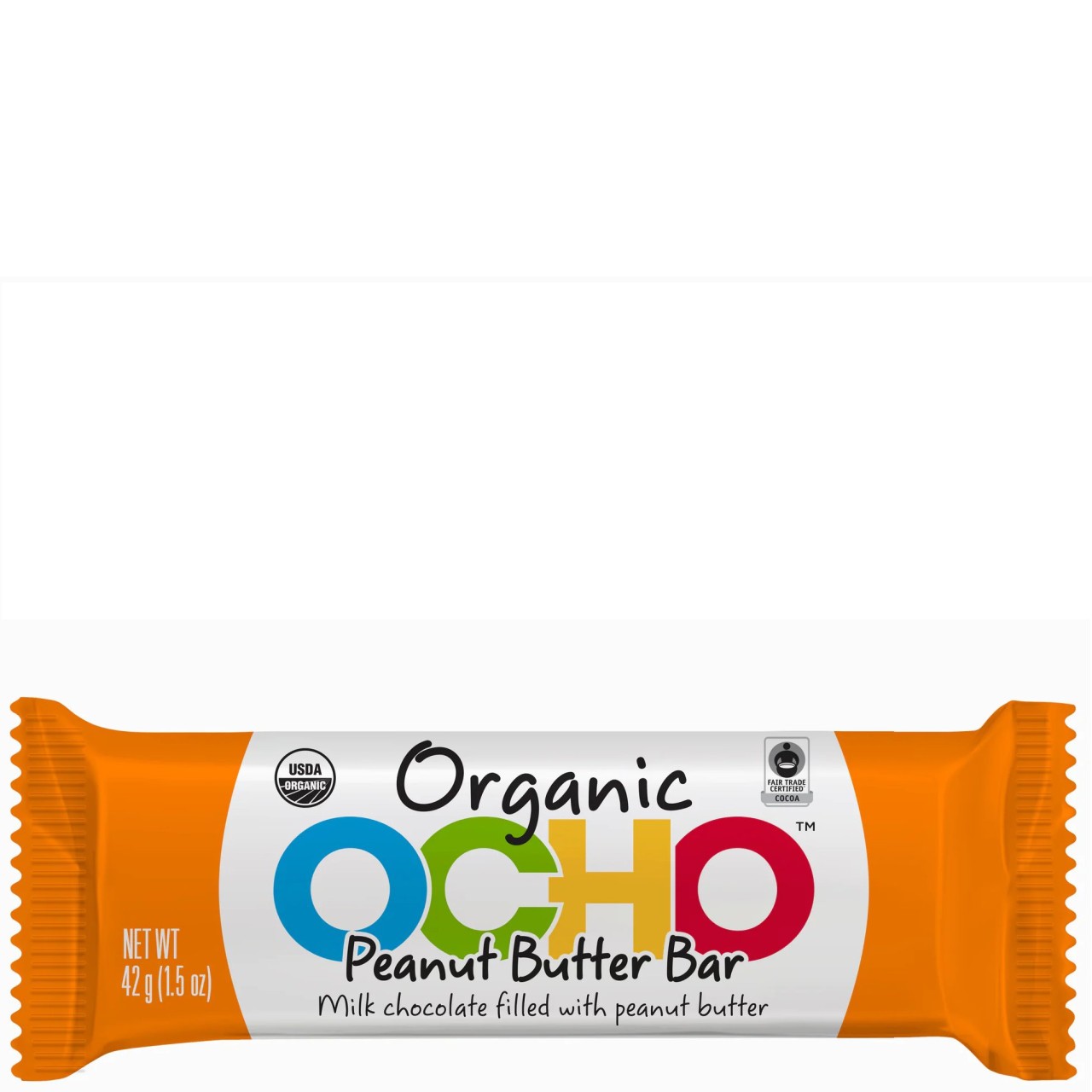 OCHO CHOCOLATE BAR PEANUT BUTTER 42g