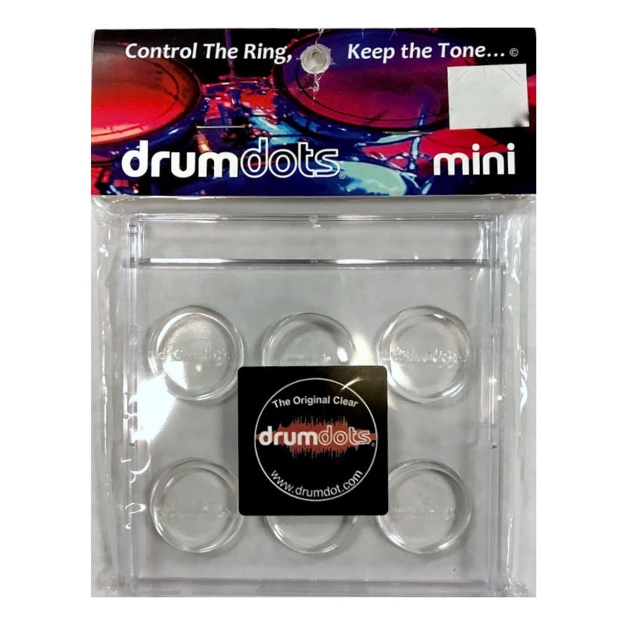 DrumDots Mini Dampening Pads, 6 Pack