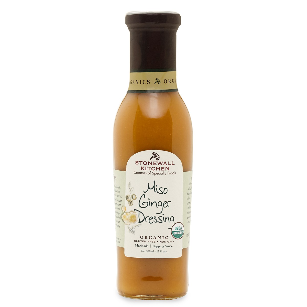 STONEWALL DRESSING ORG MISO GINGER 11oz