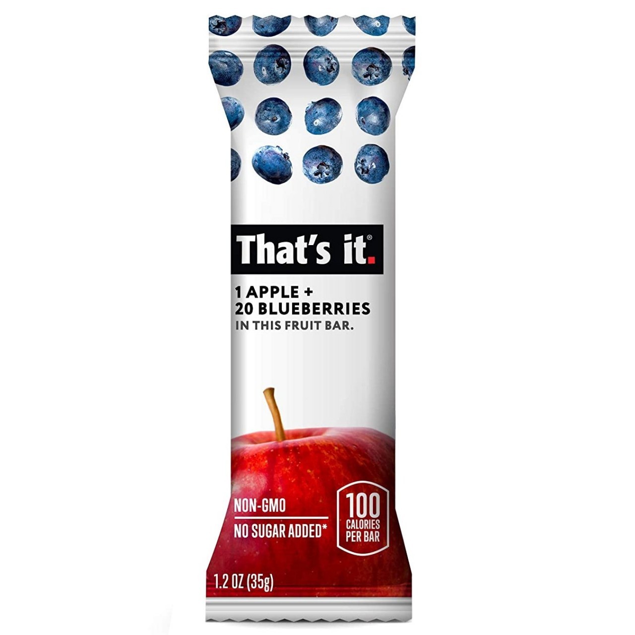 THATS FRUIT BAR APPLE BLUEBERRY 1.2oz