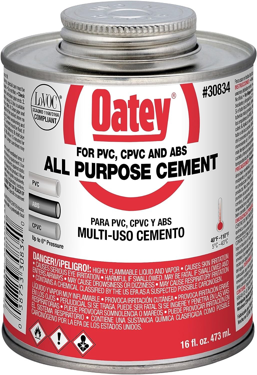 8 oz. Clear All Purpose Cement