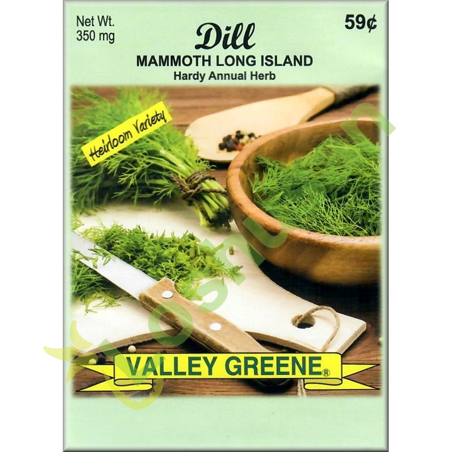 VALLEY GREENE SEEDS DILL 350mg