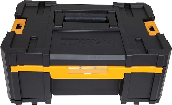 DEWALT Tool Organizer, TSTAK III, Single Deep Drawer, Holds Up To 100 lbs., Heavy Duty Latches, Removable Compartments for Small Tools and Accessories (DWST17803)