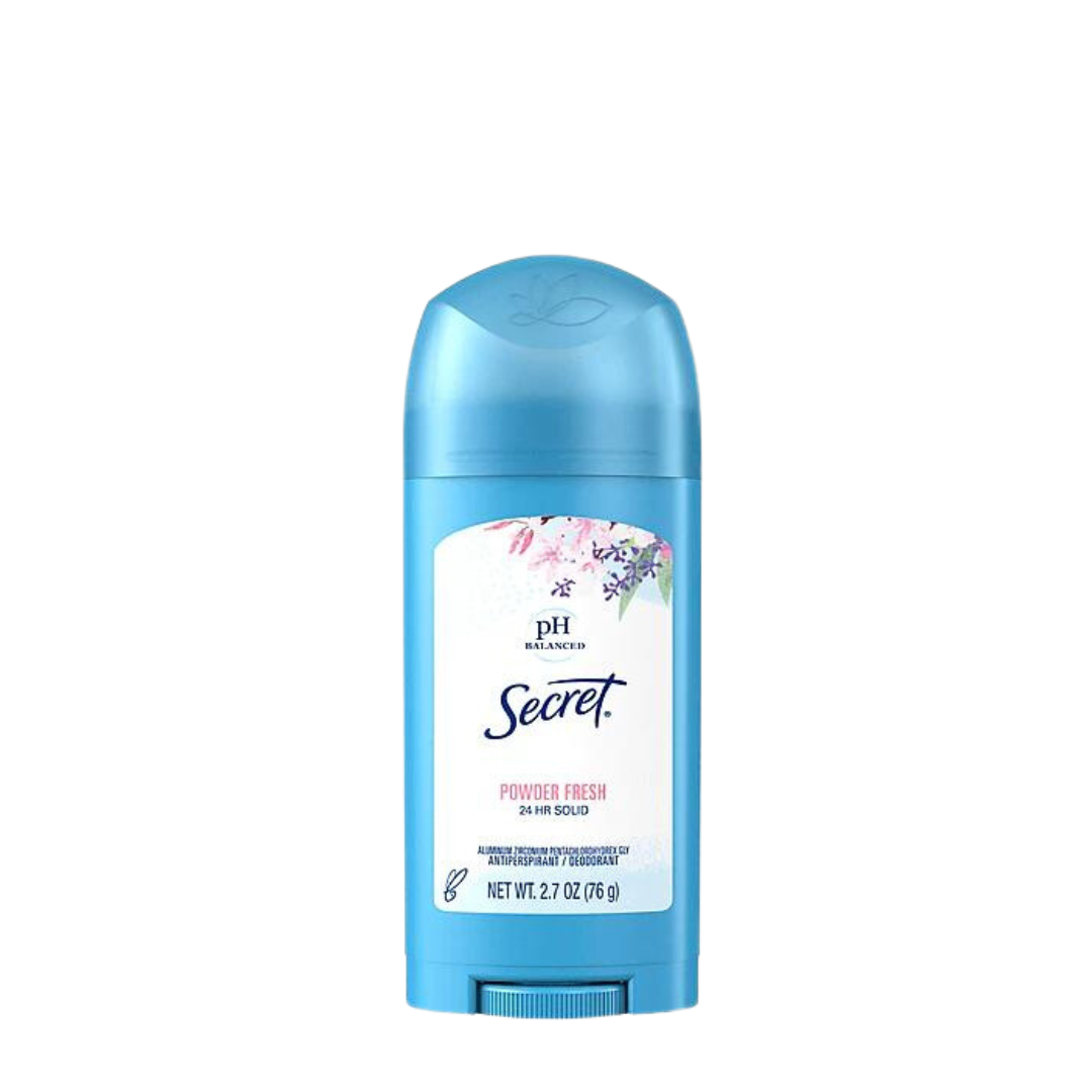 Secret Invisible Solid Powder Fresh Scent Antiperspirant & Deodorant 2.6 Oz