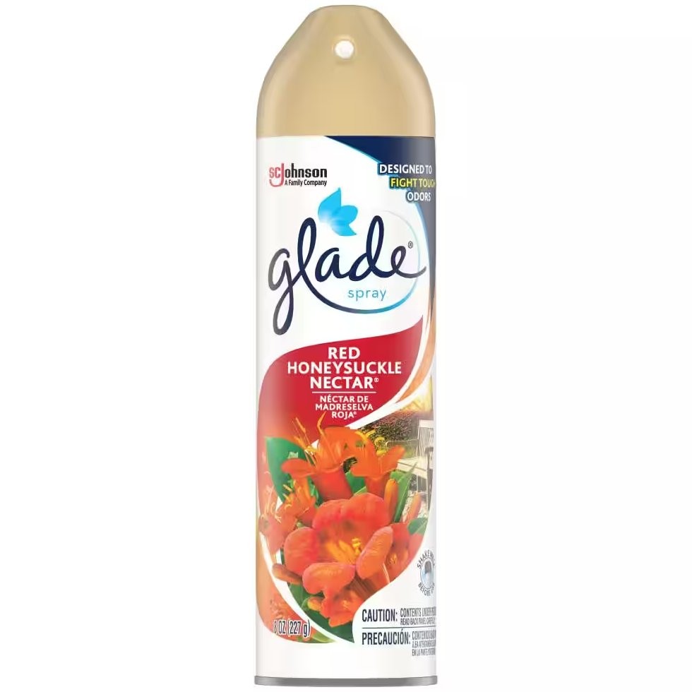 GLADE SPRAY RED HONEYSUCKLE NECTAR 8oz