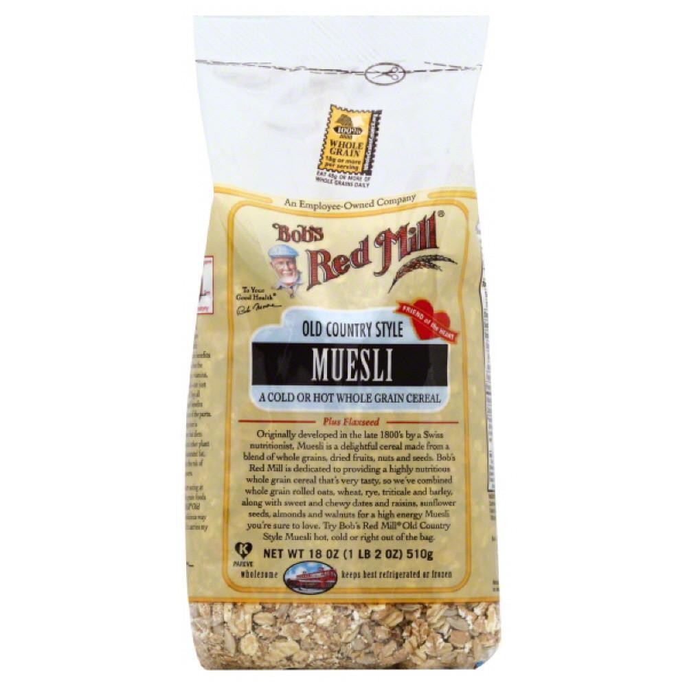 BOBS RED MILL CEREAL MUESLI 18oz