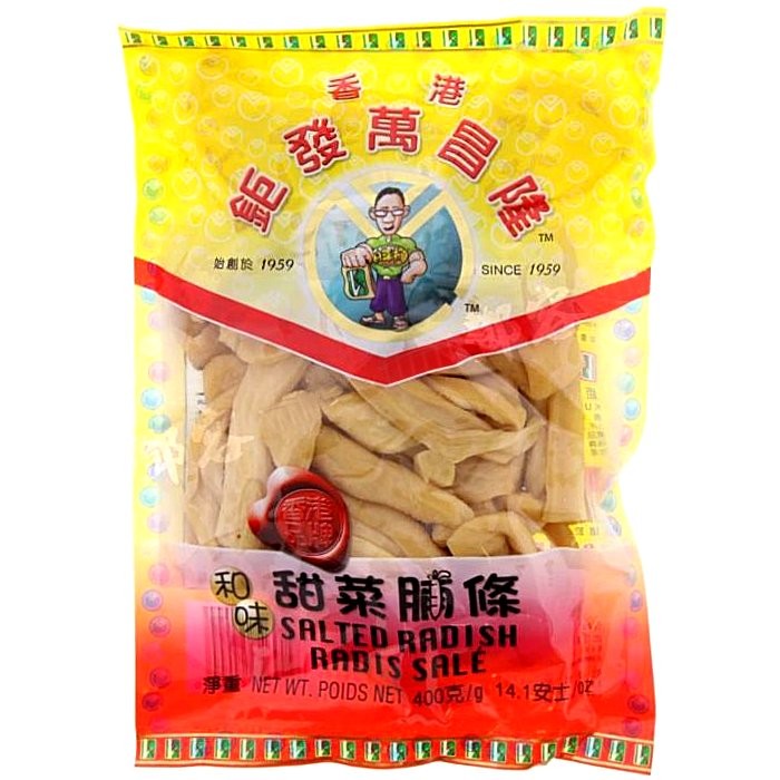 MAN CHONG SALTED RADISH 400g