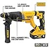 DEWALT 20V MAX Rotary Hammer, SDS Plus Kit, 1-1/8-Inch, Cordless (DCH263R2)