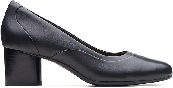 Clarks Un Cosmo Step Womens Pumps Black Leather 11 W