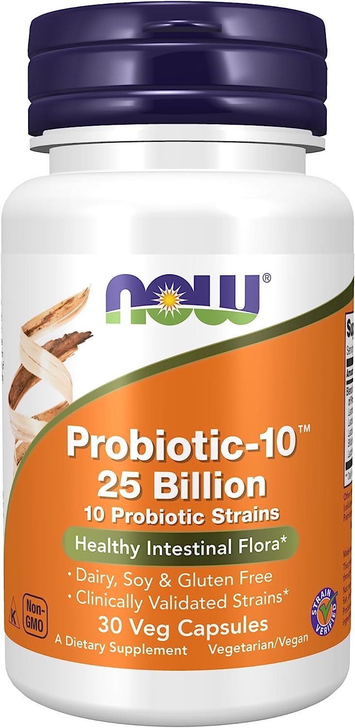 NOW Probiotic-10™ 25 Billion Veg Capsules