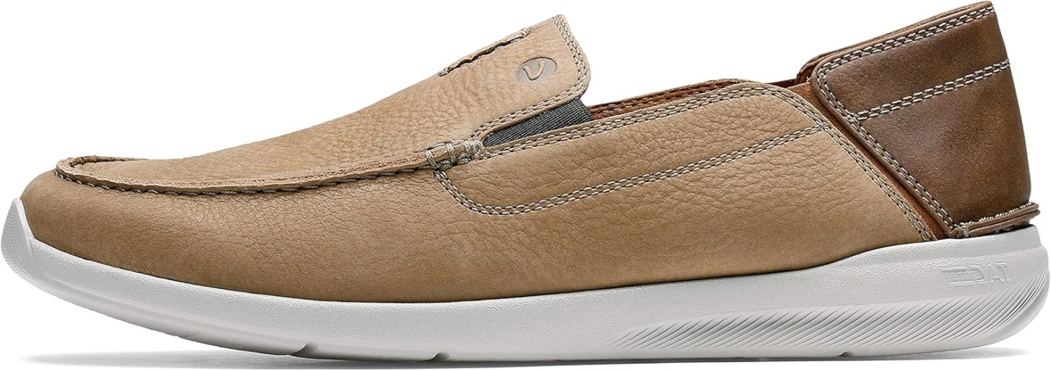 Clarks Mens Gorwin Step : Dark Sand Nubuck