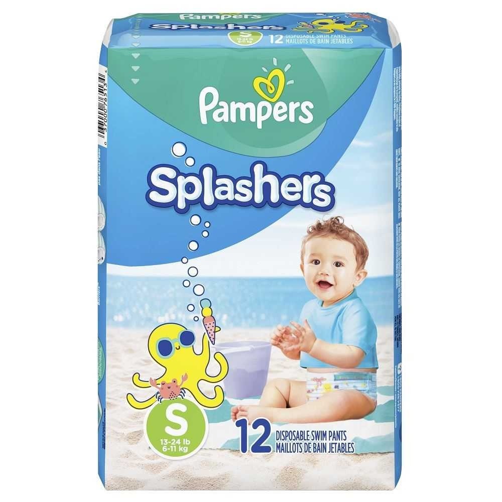 PAMPERS SPLASHERS S 12s
