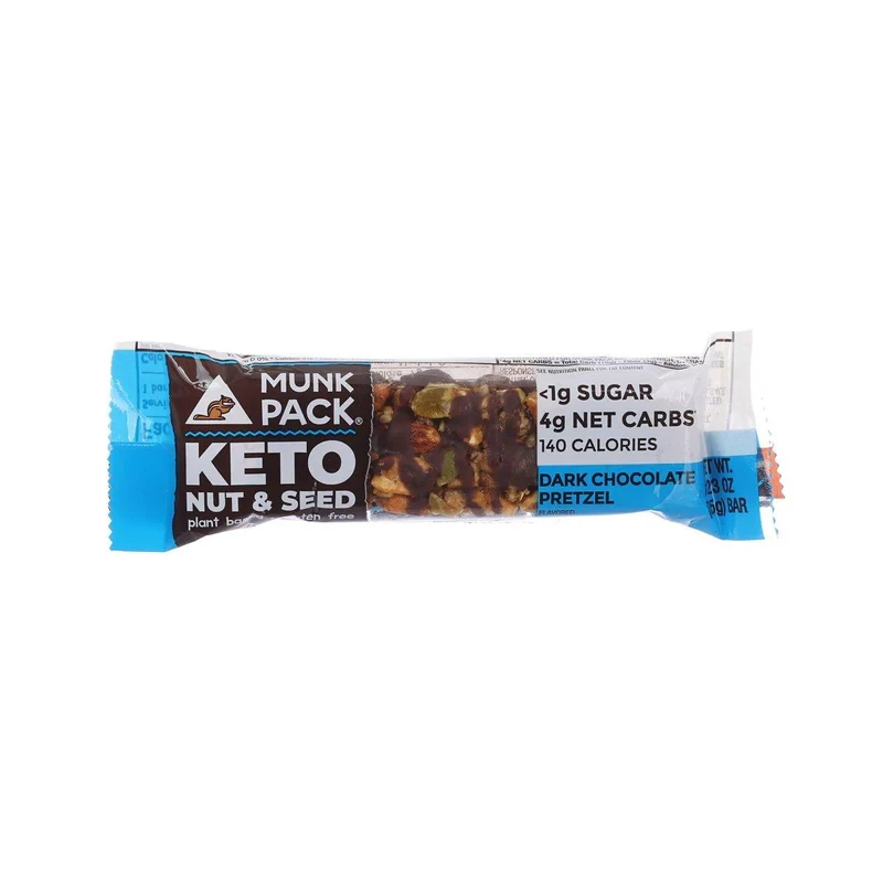 MUNK PACK KETO DRK CHOCOLATE PRETZEL 35g