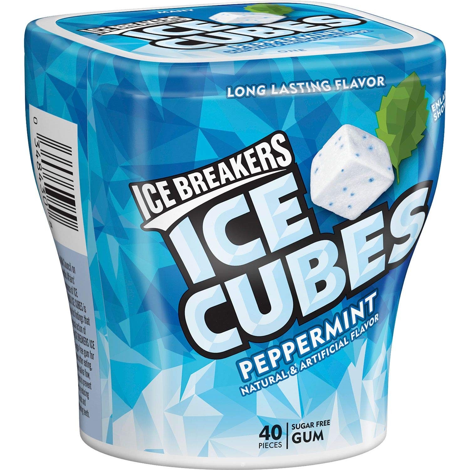 ICE BREAKERS GUM CUBES PEPPERMINT 40ct