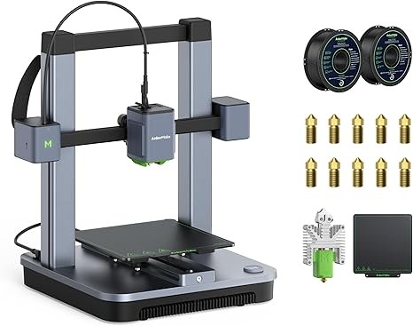 AnkerMake M5C 3D Printer, AnkerMake PLA+ 3D Printing Filament and Accessory Set