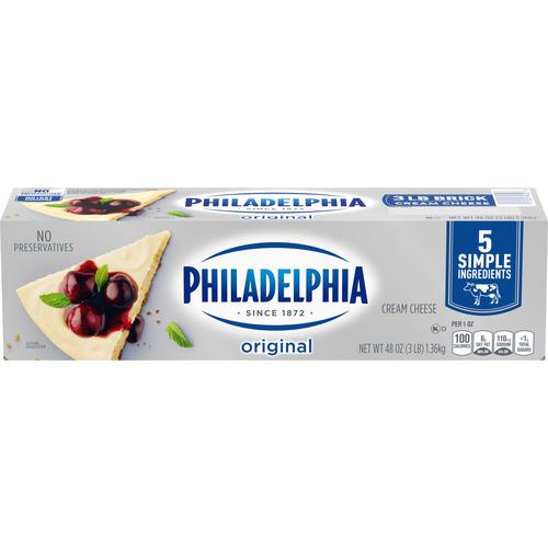 Philadelphia Cream Cheese 1.3 kg / 3 lb