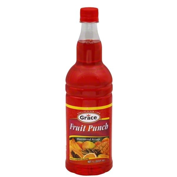 GRACE SYRUP FRUIT PUNCH 1L