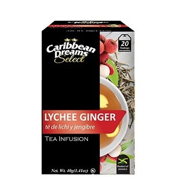 CARIB DREAMS TEA SLCT LYCHEE GINGER 20s