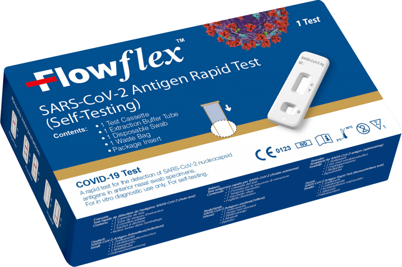 Flowflex Antigen Rapid Self Test - 1