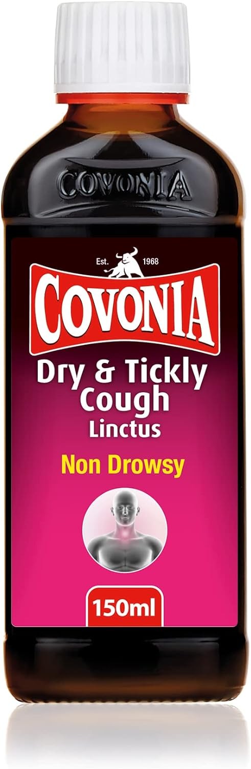 Covonia Dry & Tickly Cough Linctus Mixture Syrup 150 Ml