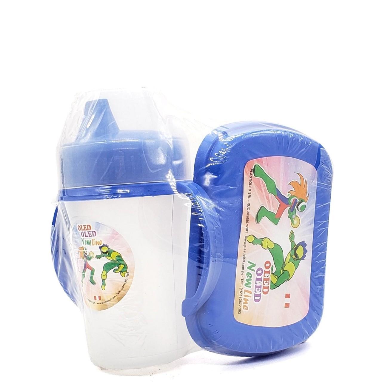 PLASTI OLED BOTTLE & CONTAINER 2pc