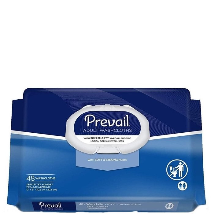 PREVAIL WASHCLOTHS/WIPES 48s