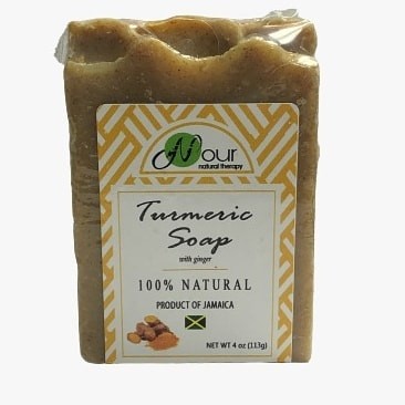 Nour Natural Therapy Tumeric Soap With Ginger
