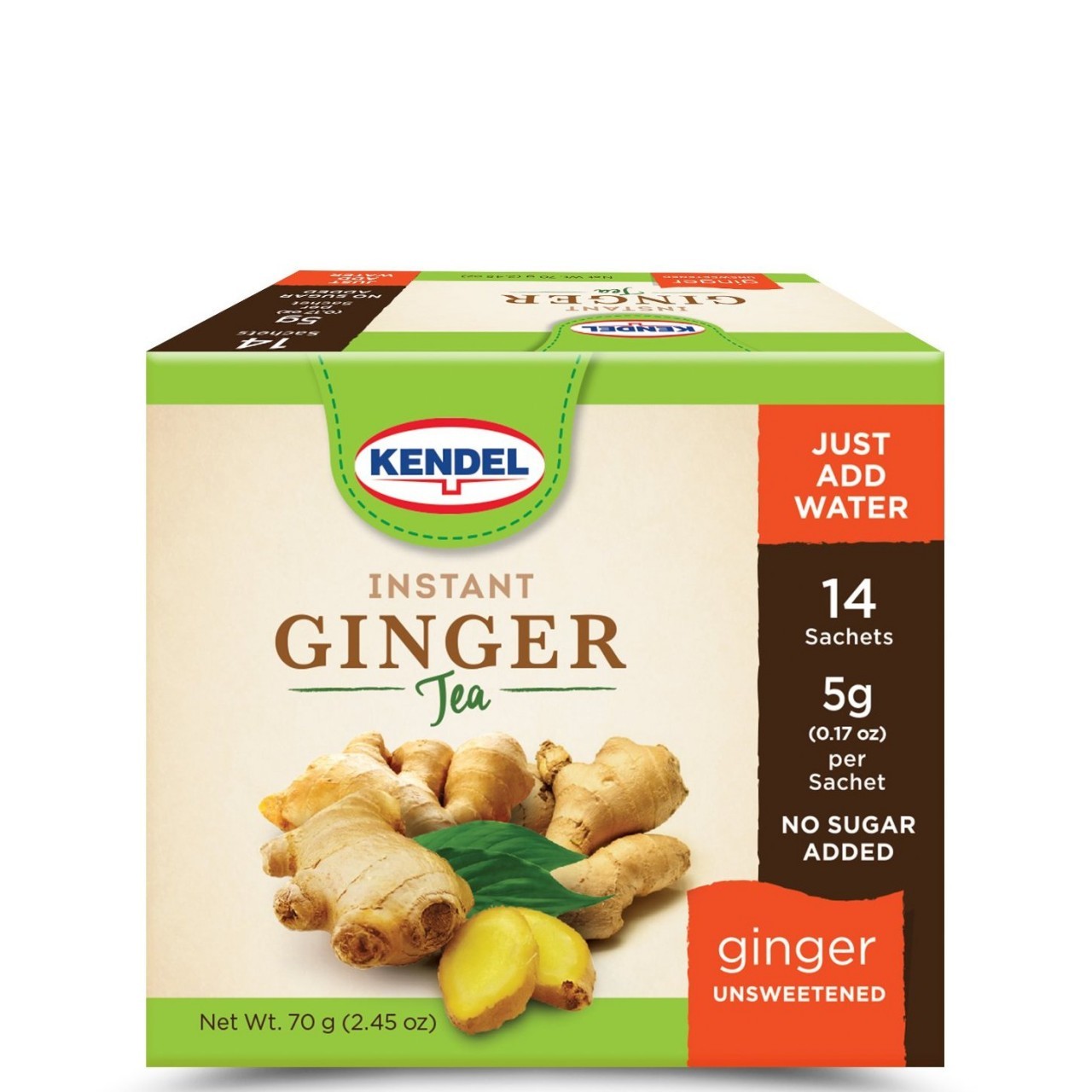 KENDEL TEA INSTANT GINGER NS 14s