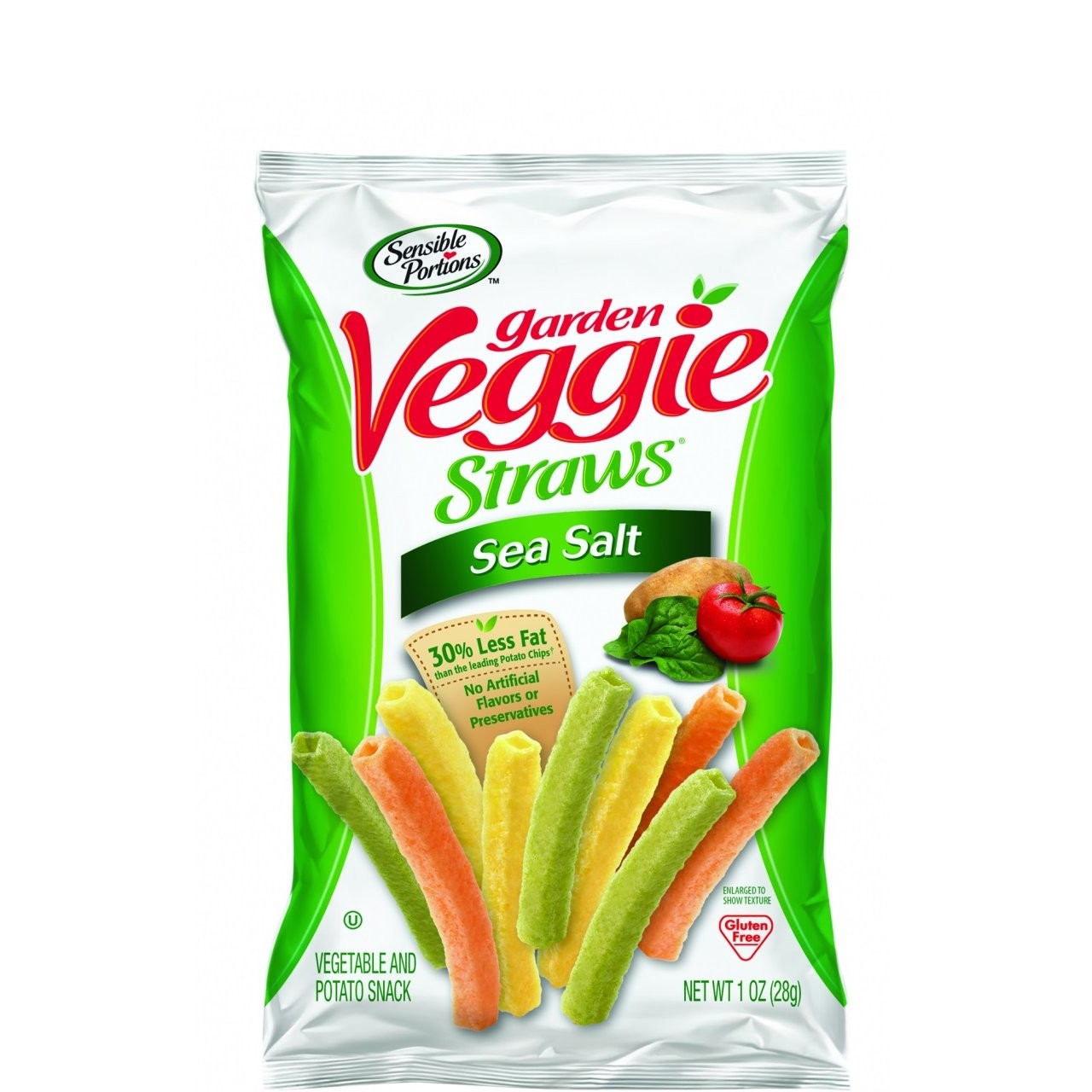 GARDEN VEGGIE STRAW SNK 1oz