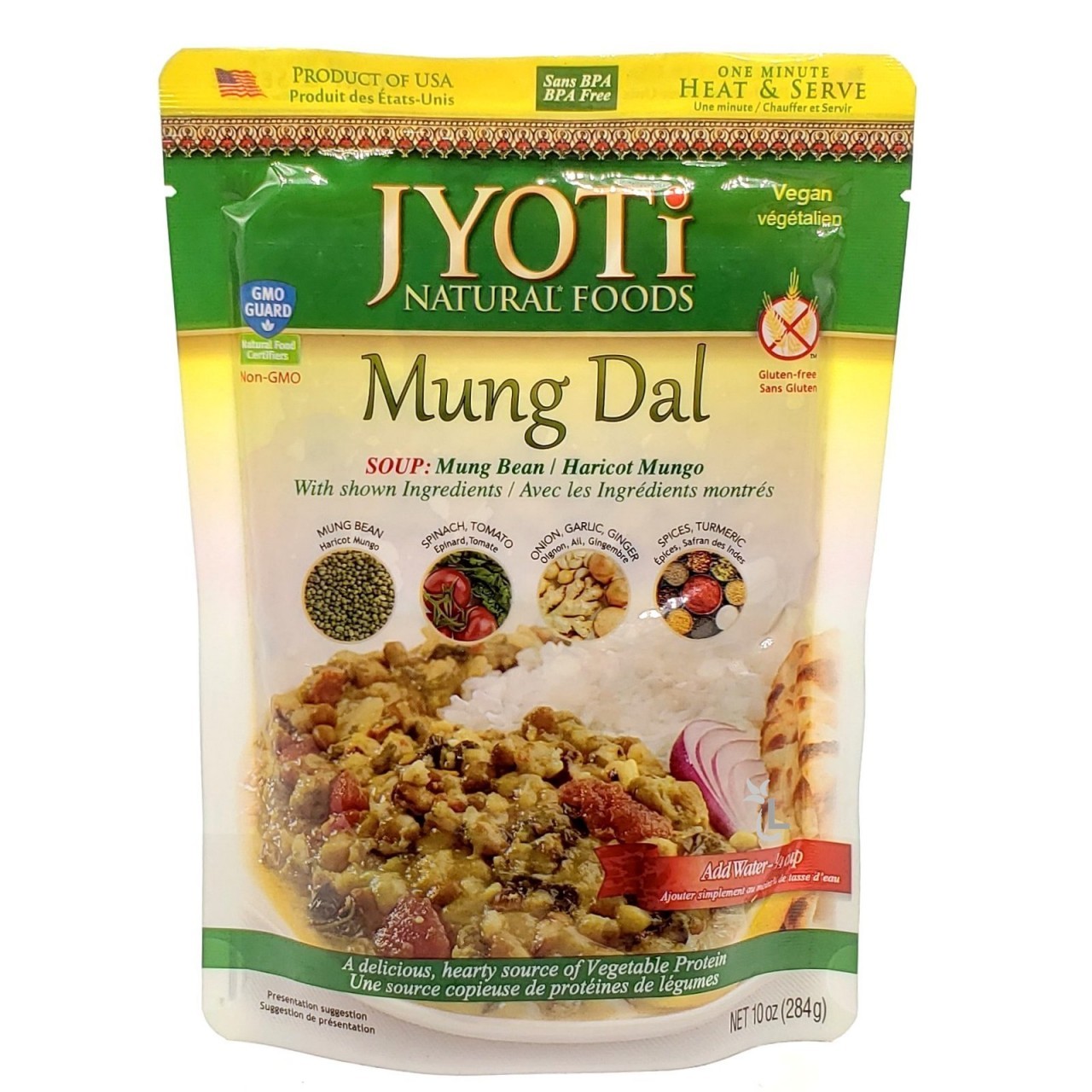 JYOTI MUNG DAL W/SPINACH 10oz