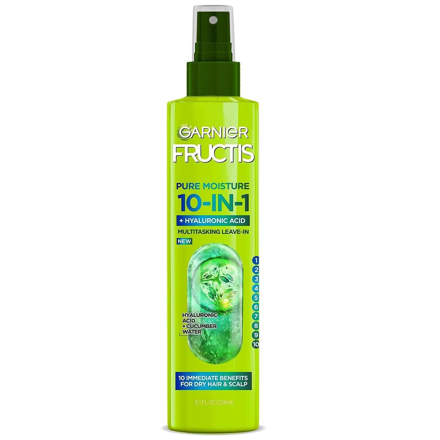 Garnier Fructis Pure Moisture 10-In-1 Leave-In Spray 8.1OZ