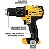 DEWALT 20V MAX Combo Kit, Compact 5-Tool with 111PC MASTER SET (DCK521D2 & DWA123AMQ4)