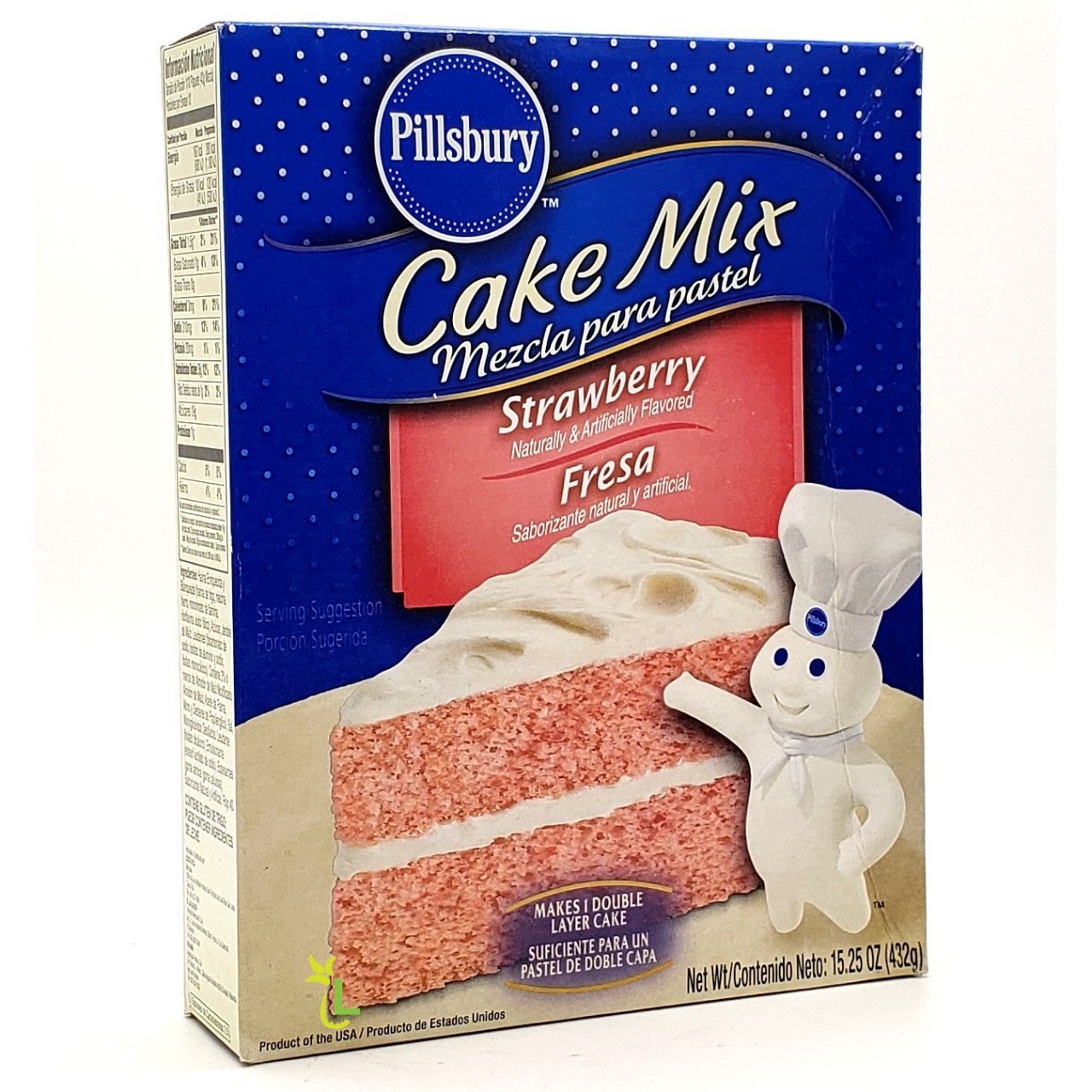 PILLSBURY CAKE MIX STRAWBERRY 432g