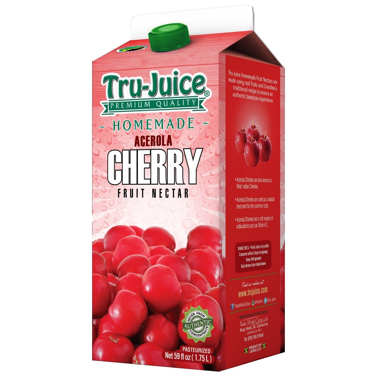 TRU-JUICE CHERRY 1.75L