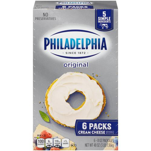 Philadelphia Cream Cheese 6 Units / 227 g / 8 oz
