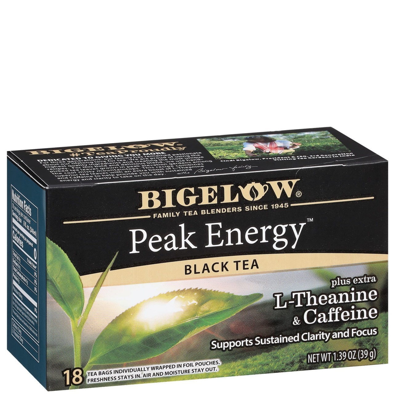 BIGELOW TEA PEAK ENERGY 18s