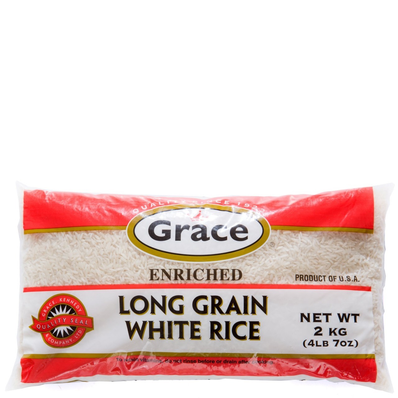 GRACE RICE LONG GRAIN WHITE 2kg