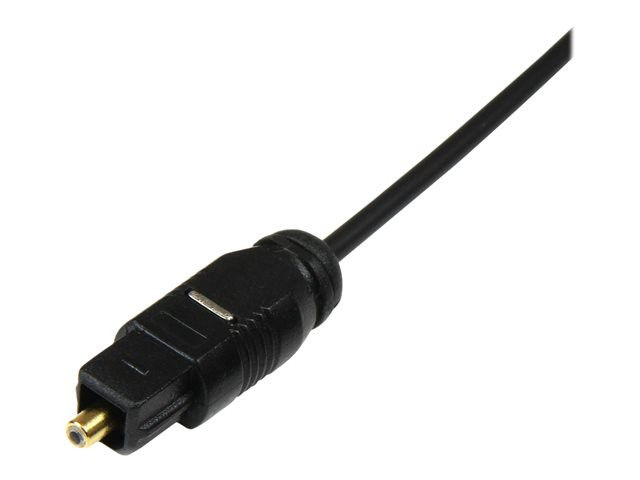 StarTech.com 15 ft Thin Toslink Digital Optical SPDIF Audio Cable - 15ft / 15 Feet Optical Audio Cable (THINTOS15) - Digital audio cable (optical)