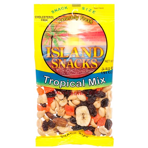 ISLAND SNACKS TROPICAL MIX 3.25oz